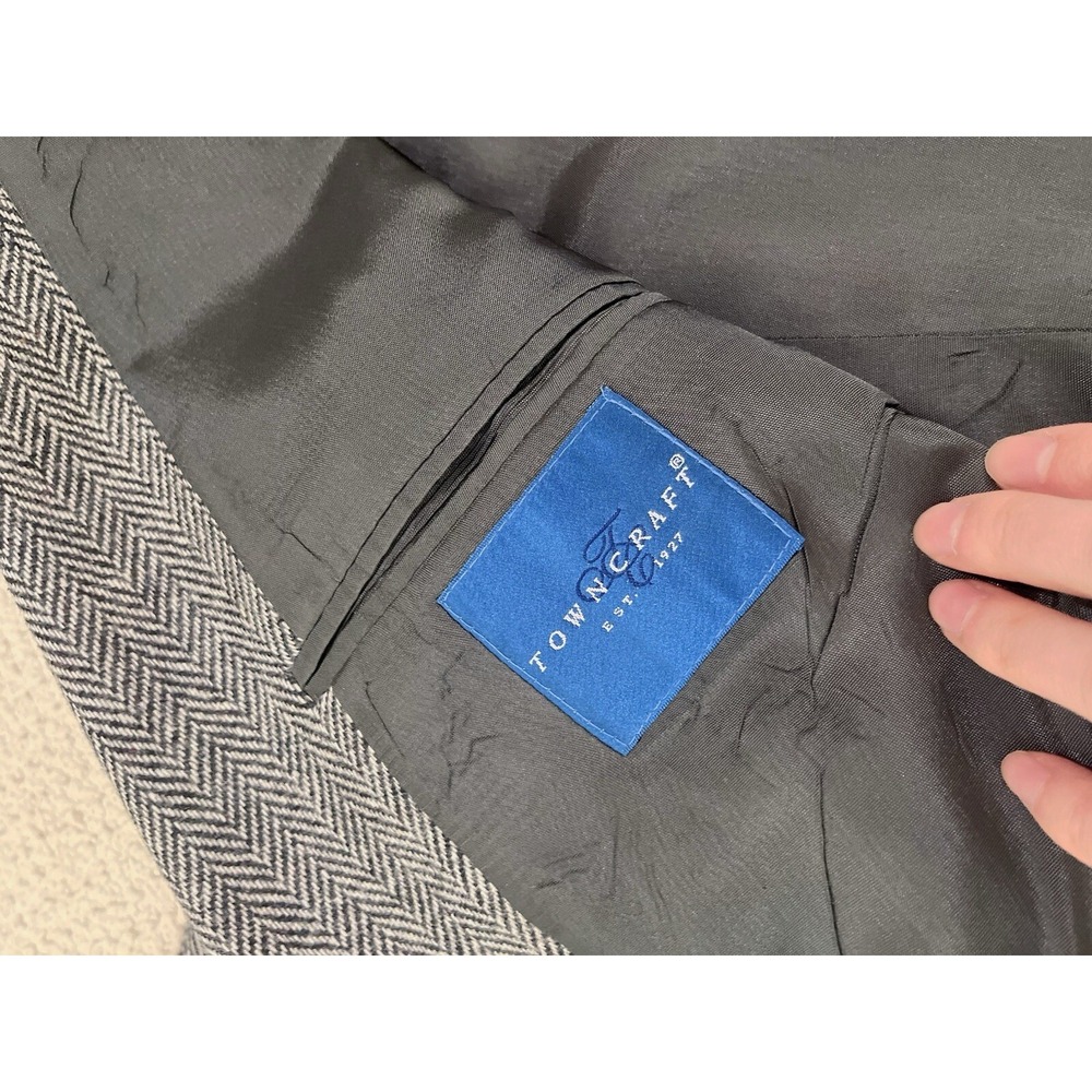 towncraft men wool blazer size 42R - Picture 12 of 16